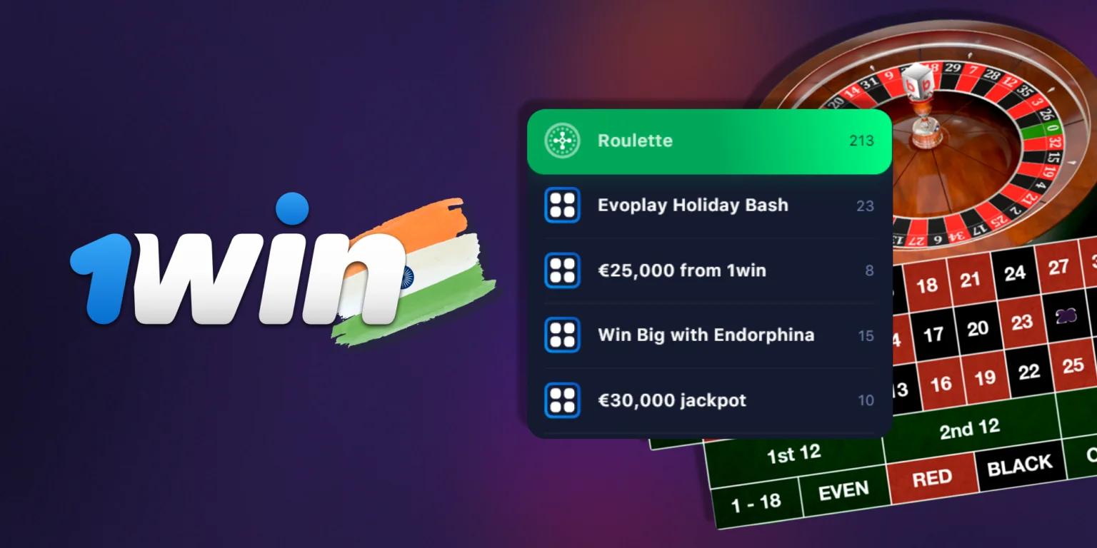 1Win Casino India Video poker